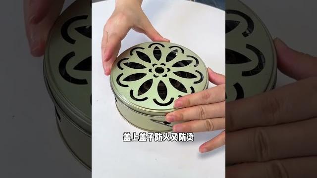 This kind of mosquito coil box is so easy to use. the lower layer has a large capacity and does no This kind of mosquito coil box is so easy to use. the lower layer has a large capacity and does no