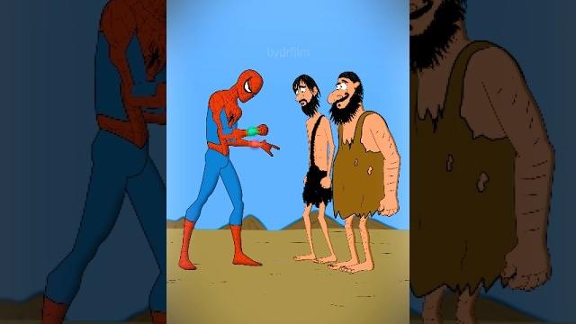 When a caveman wants to be spider-man #shorts #spiderman #marvel When a caveman wants to be spider-man #shorts #spiderman #marvel