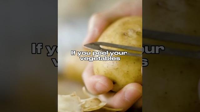 Stop peeling your vegetables here’s why! #shorts #didyouknow #facts #food #health #nutrition #fyp Stop peeling your vegetables here’s why! #shorts #didyouknow #facts #food #health #nutrition #fyp