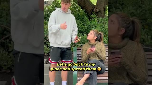She spread her legs!! #shorts She spread her legs!! #shorts