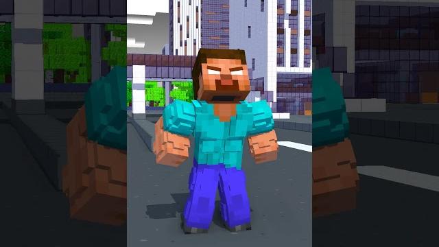 Help herobrine king kong attack - minecraft animation Help herobrine king kong attack - minecraft animation