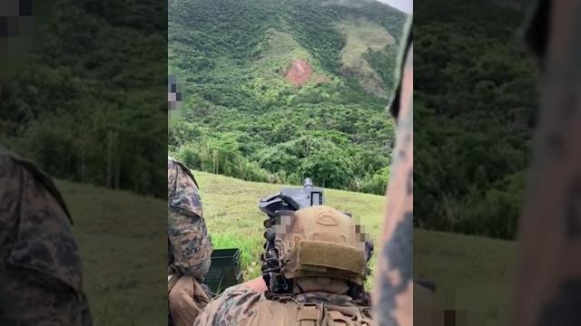 Mk19 grenade launcher pov #shorts Mk19 grenade launcher pov #shorts