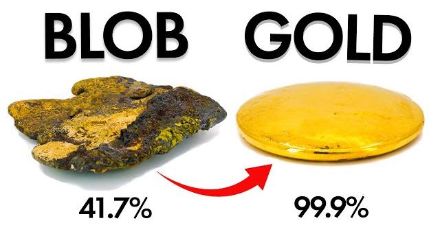 Turning a blob into pure gold! Turning a blob into pure gold!