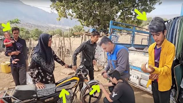 Shopping and repairing motorcycles in the city: presence of ali akbar at akram's house Shopping and repairing motorcycles in the city: presence of ali akbar at akram's house
