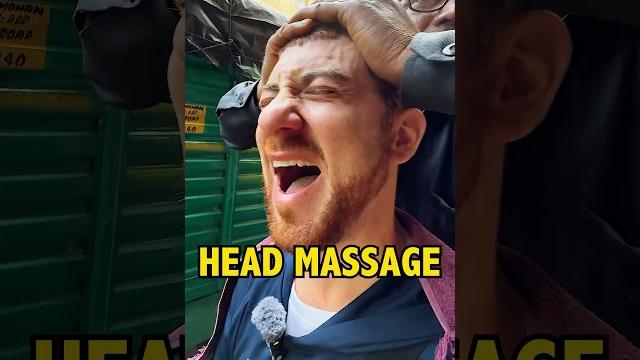 I got a crazy indian head massage for $0.10 I got a crazy indian head massage for $0.10