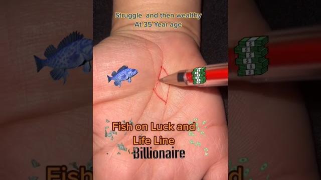 Fish sign and luck line #life #astrology #fame #marriage #respect #actress #alphabet #dolatmand Fish sign and luck line #life #astrology #fame #marriage #respect #actress #alphabet #dolatmand