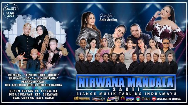 Live nirwana mandala sakti susy arzetty | sabtu, 31 mei 2025 | dusun krajan - sukasari - subang Live nirwana mandala sakti susy arzetty | sabtu, 31 mei 2025 | dusun krajan - sukasari - subang