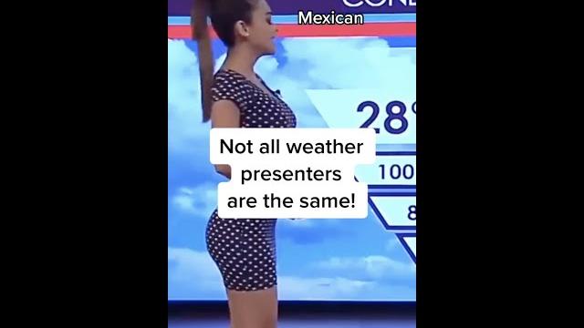 Proof not all weather presenters are the same Proof not all weather presenters are the same