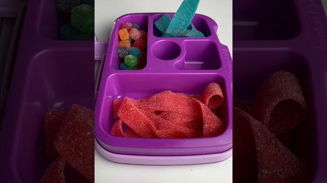 Packing school lunch *only sour candy* #shorts Packing school lunch *only sour candy* #shorts