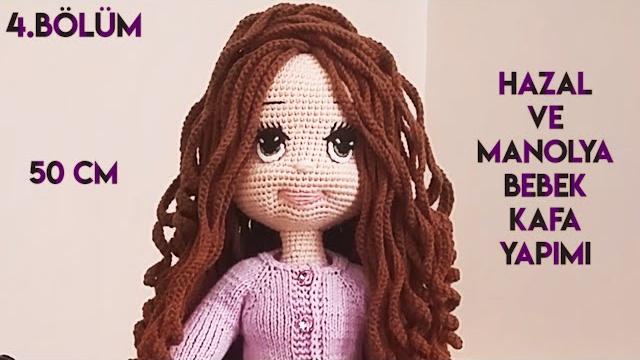 50 cm hazal ve manolya bebek part 4 kafa yapılışı(amigurumi doll tutorial english subtitle) 50 cm hazal ve manolya bebek part 4 kafa yapılışı(amigurumi doll tutorial english subtitle)