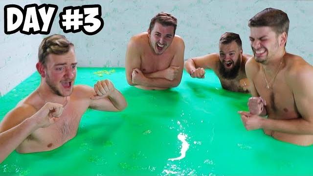Last to leave slime pit wins $20,000 - challenge Last to leave slime pit wins $20,000 - challenge