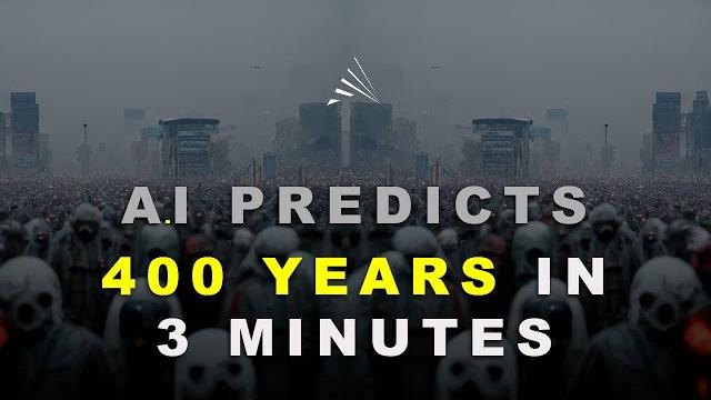 The future of humanity: a.i predicts 400 years in 3 minutes (4k) The future of humanity: a.i predicts 400 years in 3 minutes (4k)