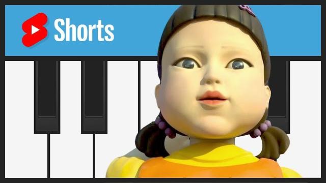 Squid game | easy piano tutorial | red light green light #shorts #pianotutorial #squidgame Squid game | easy piano tutorial | red light green light #shorts #pianotutorial #squidgame