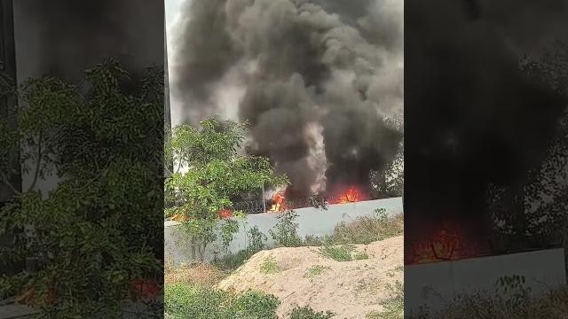Panic engulfs bj medical college after air india plane crashed in the vicinity on ahmedabad | n18s Panic engulfs bj medical college after air india plane crashed in the vicinity on ahmedabad | n18s