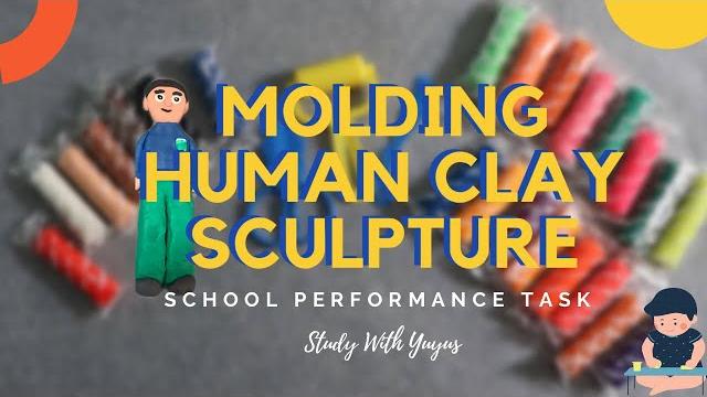 Easy molding clay sculpture for kids | human figure | performance task | study with yuyus Easy molding clay sculpture for kids | human figure | performance task | study with yuyus