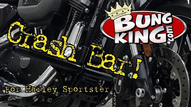 Bung king crash bar review for harley sportster Bung king crash bar review for harley sportster