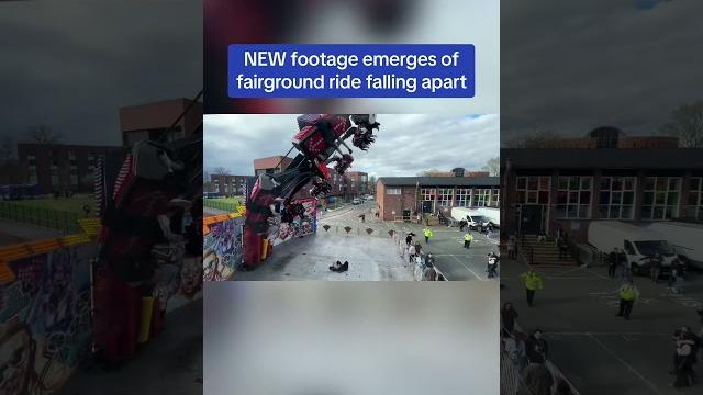 New footage emerges of fairground ride falling apart New footage emerges of fairground ride falling apart