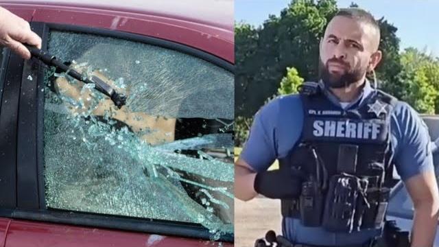 Sovereign citizen gets her window busted out when she tries to outsmart a kansas deputy Sovereign citizen gets her window busted out when she tries to outsmart a kansas deputy
