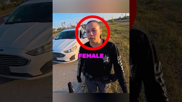 Biker asks female sherrif for a date! Biker asks female sherrif for a date!