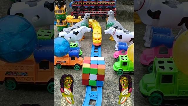 Gadi train video ️gadi, cow, truck, bus, tractor video #shortvideo #funny#viralvideo #short Gadi train video ️gadi, cow, truck, bus, tractor video #shortvideo #funny#viralvideo #short
