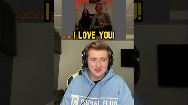 Girl says she loves me on omegle #shorts Girl says she loves me on omegle #shorts