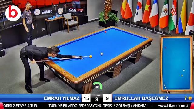 Emrullah başeğmez vs emrah yilmaz | 3 cushion billiards championship stage 2 -a- 2024 ankara Emrullah başeğmez vs emrah yilmaz | 3 cushion billiards championship stage 2 -a- 2024 ankara