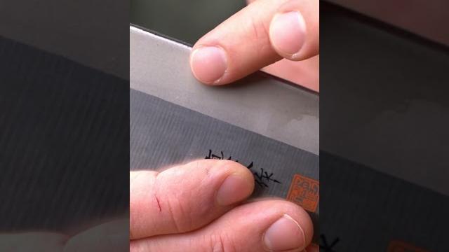 I resharpened my mac knife with the tumbler rolling sharpener I resharpened my mac knife with the tumbler rolling sharpener