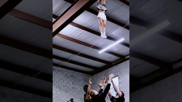 Normal cheerleading #shorts Normal cheerleading #shorts