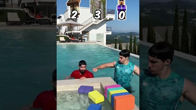 ️ swimming pool minecraft challenge | who won!? ️ swimming pool minecraft challenge | who won!?