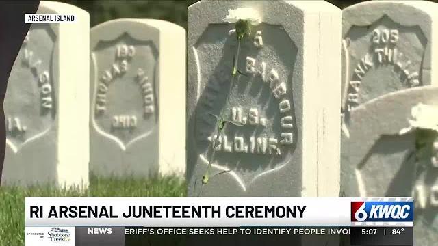 Rock island arsenal recognizes formerly enslaved, freedmen troop regiments for juneteenth celebra... Rock island arsenal recognizes formerly enslaved, freedmen troop regiments for juneteenth celebra...