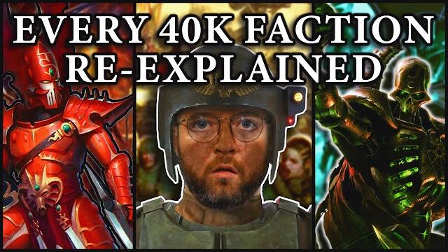 Every single warhammer 40k (wh40k) faction re-explained | part 1 Every single warhammer 40k (wh40k) faction re-explained | part 1