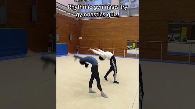 Gymnastics quiz! #shorts Gymnastics quiz! #shorts