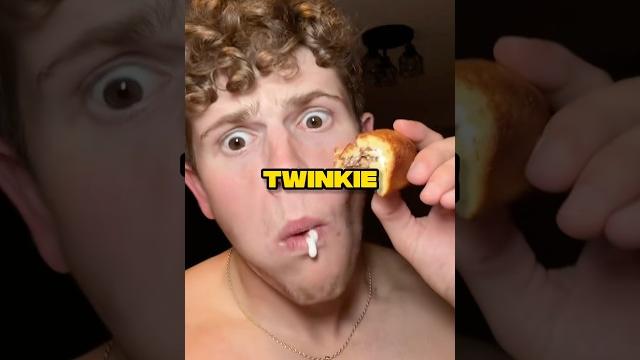 He lost his tooth in a twinkie! He lost his tooth in a twinkie!