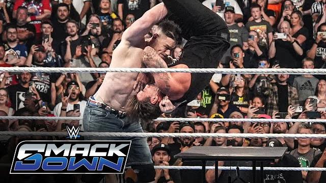 Full match: john cena hits cm punk with the aa through a table: smackdown, june 20, 2025 Full match: john cena hits cm punk with the aa through a table: smackdown, june 20, 2025