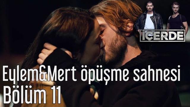 İçerde 11. bölüm - eylem&mert öpüşme sahnesi İçerde 11. bölüm - eylem&mert öpüşme sahnesi