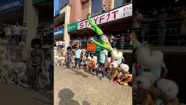 Huli vesha mangalore ️#viral #reaction #trending #flip #hulivesha #mangalore #treditional Huli vesha mangalore ️#viral #reaction #trending #flip #hulivesha #mangalore #treditional