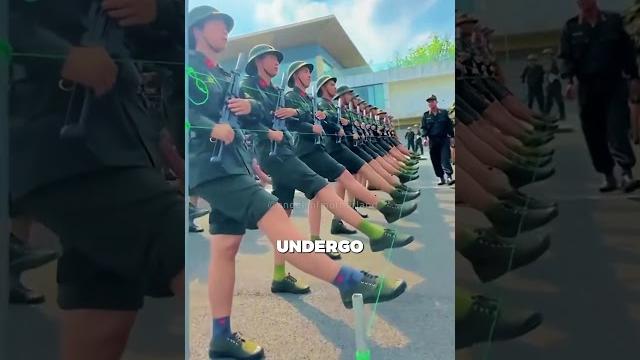 How soldiers train for military parade How soldiers train for military parade