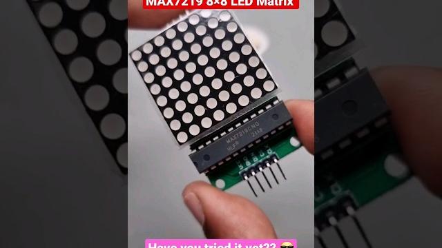 Max7219 8x8 led matrix: a closer look #shorts #diy #arduino #electronic #arduinoproject #howto Max7219 8x8 led matrix: a closer look #shorts #diy #arduino #electronic #arduinoproject #howto