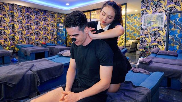 Asmr: pattaya barbershop full service massage was fire Asmr: pattaya barbershop full service massage was fire