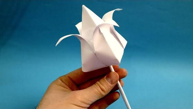 How to make paper tulip, paper tulip flower How to make paper tulip, paper tulip flower