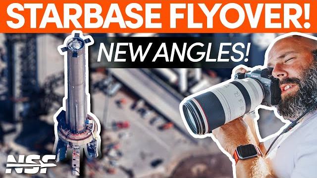 Spacex starbase update flyover: hot-staging test article, starfactory, orbital launch mount Spacex starbase update flyover: hot-staging test article, starfactory, orbital launch mount