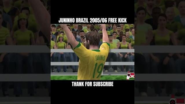Juninho brazil 2005/06 free kick Juninho brazil 2005/06 free kick