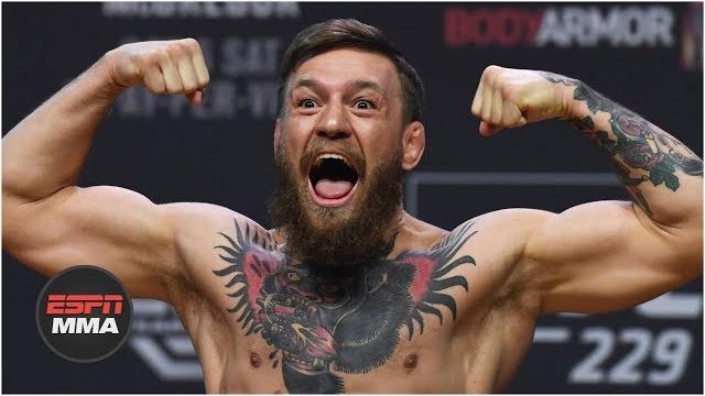 Conor mcgregor vs khabib nurmagomedov weigh-in: conor kicks out, drake rocks irish flag | ufc 229 Conor mcgregor vs khabib nurmagomedov weigh-in: conor kicks out, drake rocks irish flag | ufc 229
