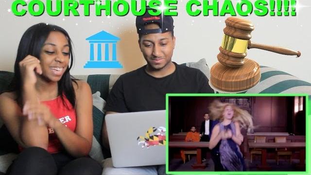 Couple reacts : "courthouse chaos" feat. lele pons, rice gum, glozell green reaction!!! Couple reacts : "courthouse chaos" feat. lele pons, rice gum, glozell green reaction!!!