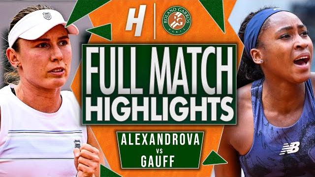 Ekaterina alexandrova vs coco gauff - full match highlights - fourth round | roland garros 2025 Ekaterina alexandrova vs coco gauff - full match highlights - fourth round | roland garros 2025
