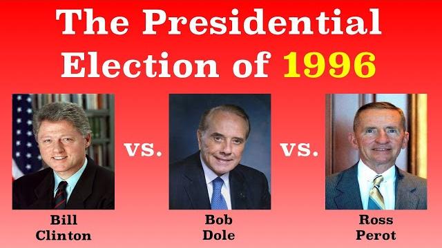 The american presidential election of 1996 The american presidential election of 1996