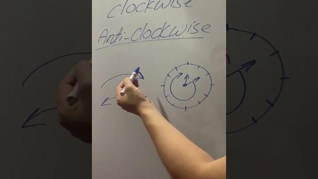 What are clockwise & anti-clockwise? What are clockwise & anti-clockwise?