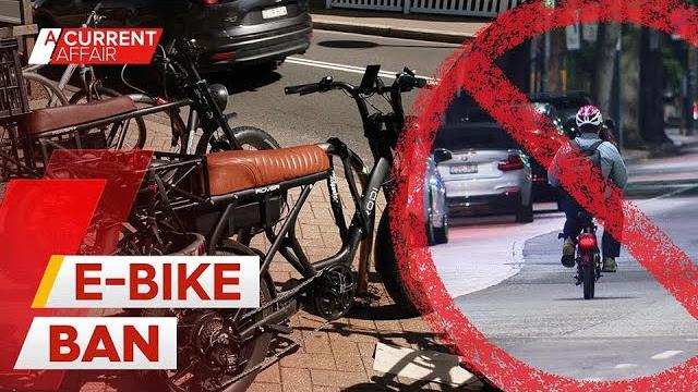 Police crack down on illegal e-bikes | a current affair Police crack down on illegal e-bikes | a current affair