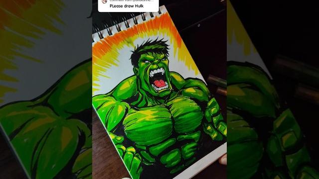 How to draw hulk #drawing #marvel #art #sketch How to draw hulk #drawing #marvel #art #sketch