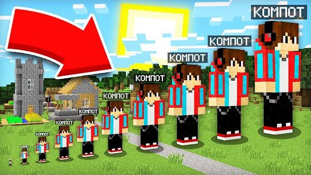 Сыграл в майнкрафт за компота всех размеров | компот minecraft Сыграл в майнкрафт за компота всех размеров | компот minecraft